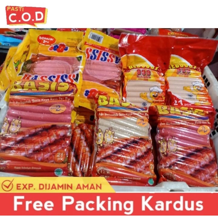 

Sosis sapi 8888 uenak dan segar isi 21 pcs bonus 2 pcs sosis sapi bakar