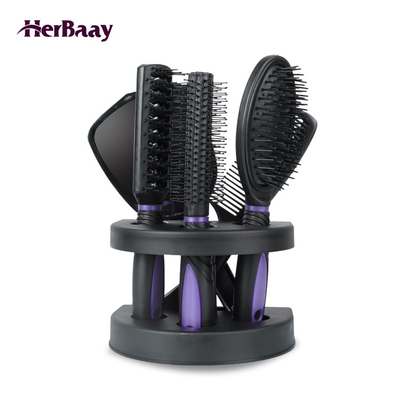 

HerBaay Comb 5-piece set with base C5PH-4001 Purple