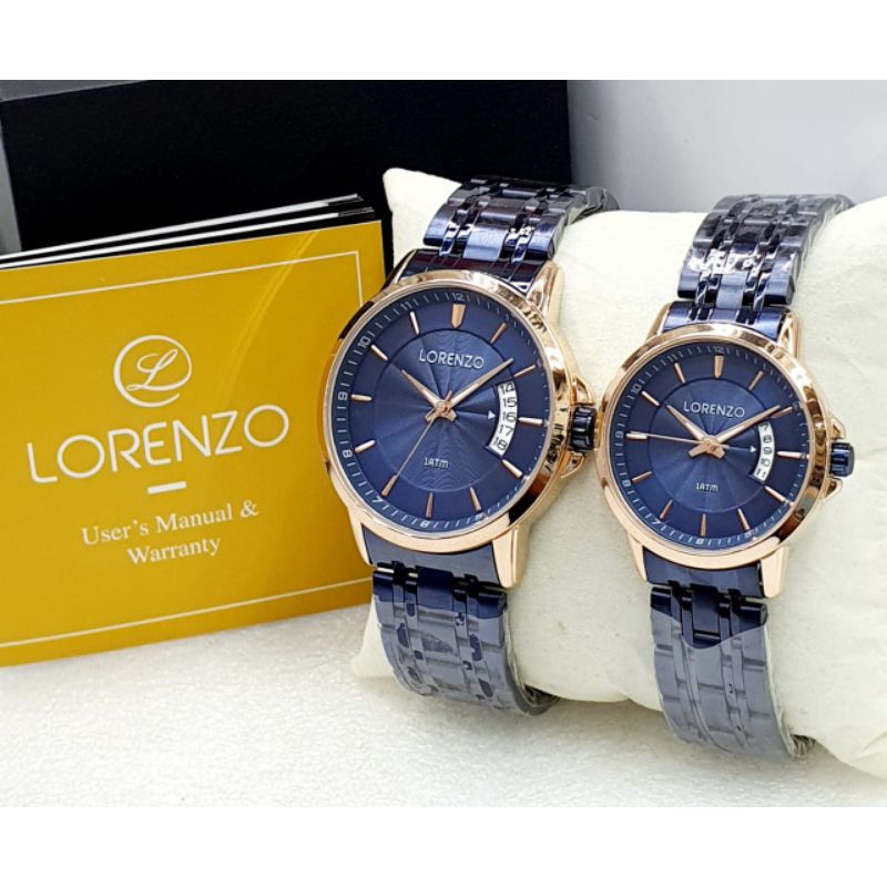 Jam Tangan Couple Lorenzo Original 5101 Garansi Resmi 1 Tahun