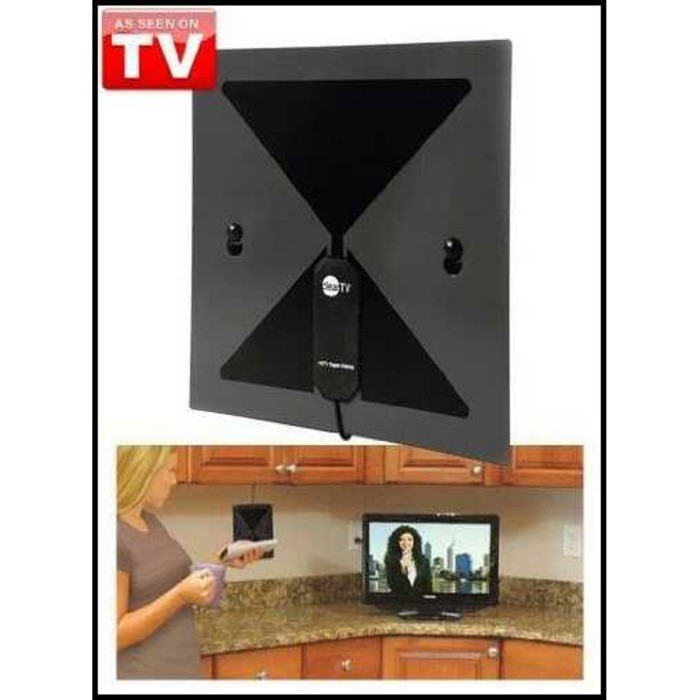 0405 Clear Tv x - 71 HDTV Digital Indoor Antena Dalam Model Kotak