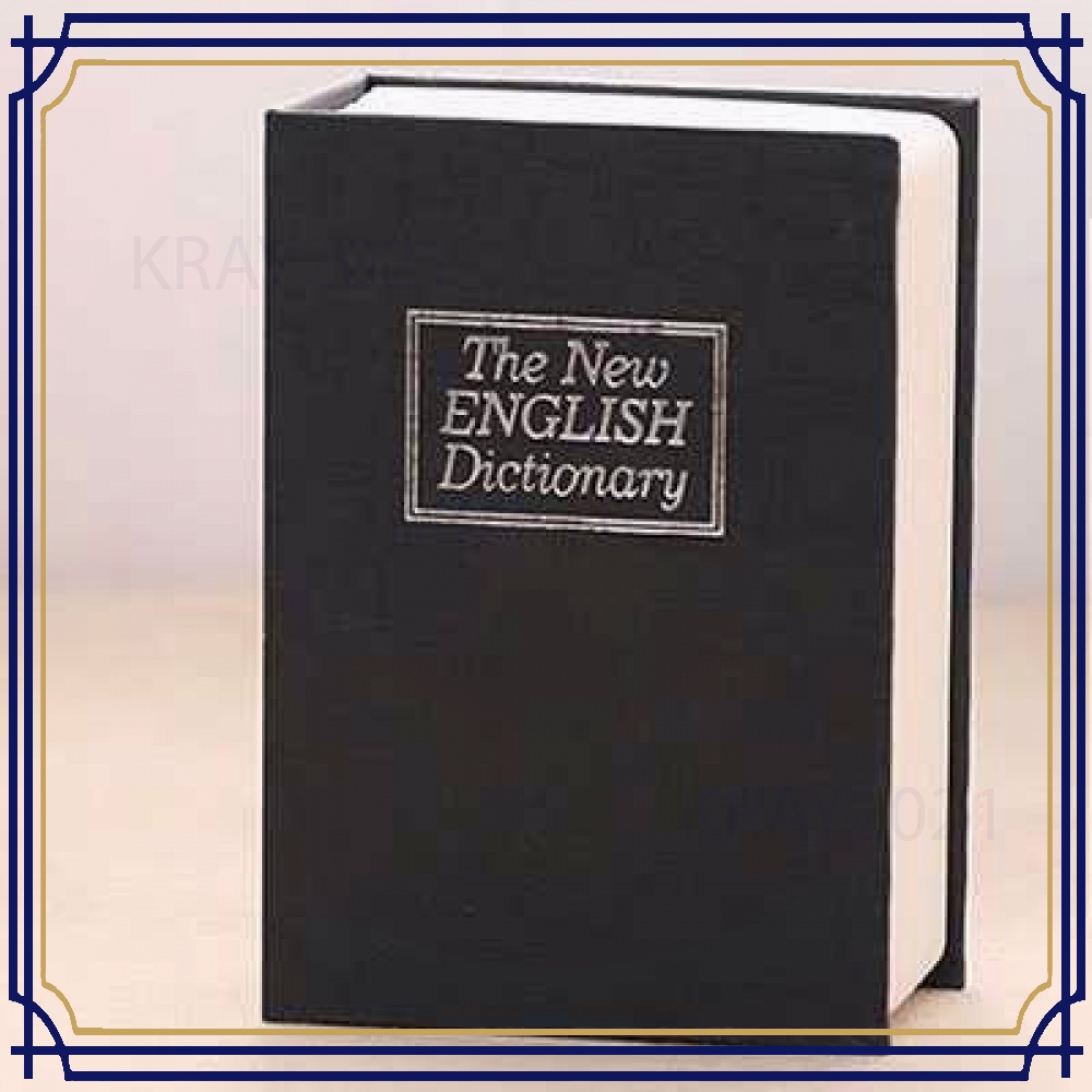 Security Dictionary Jewelry Key Lock Book Storage AK129