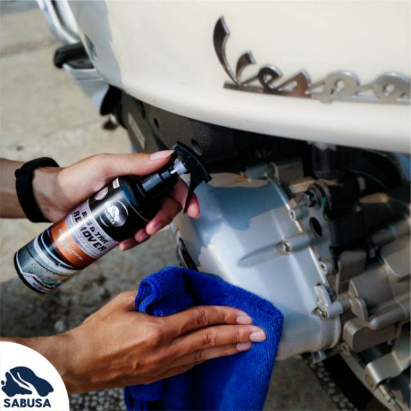 SABUSA bug tar remover cairan pembersih body mobil motor pembersih aspal getah kotoran serangga