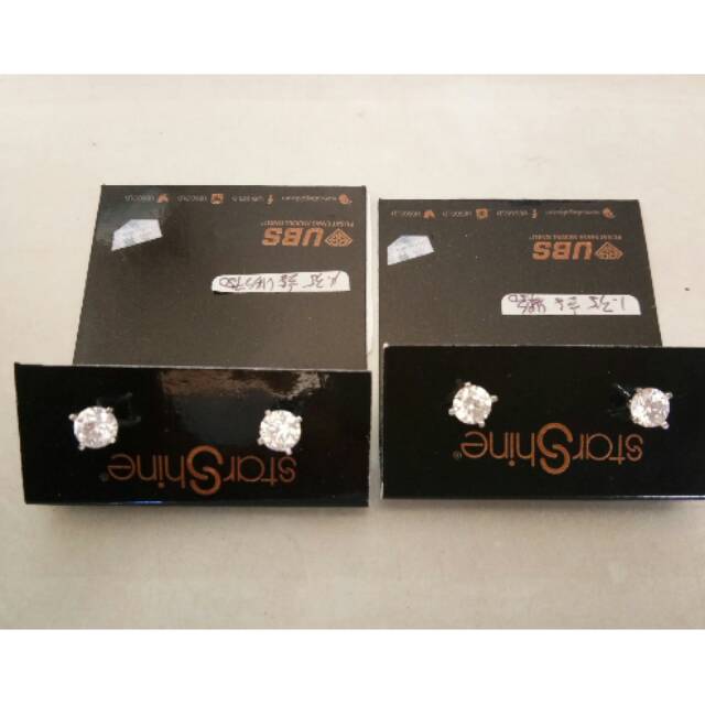 Anting tusuk emas asli kadar 750UBS