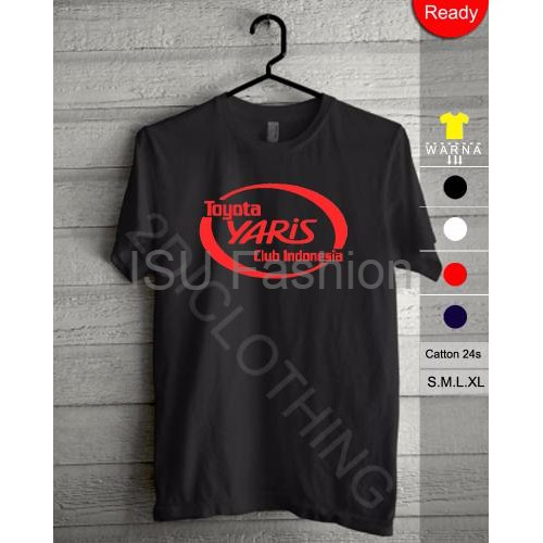 Kaos distro toyota yaris club indonesia