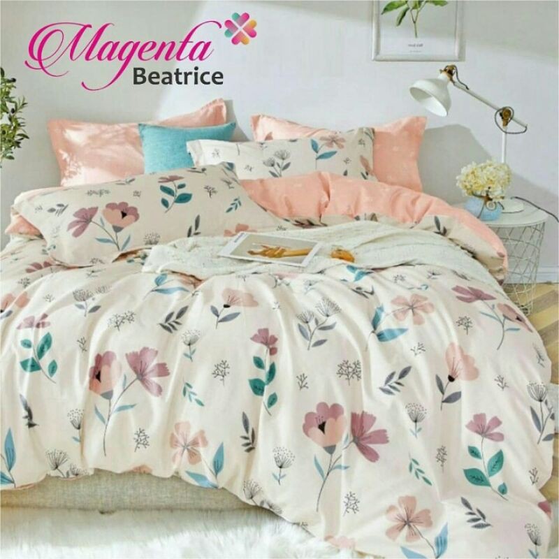 Bedcover Set Motif Beatrice Katun Lokal Ukrn Single Bed