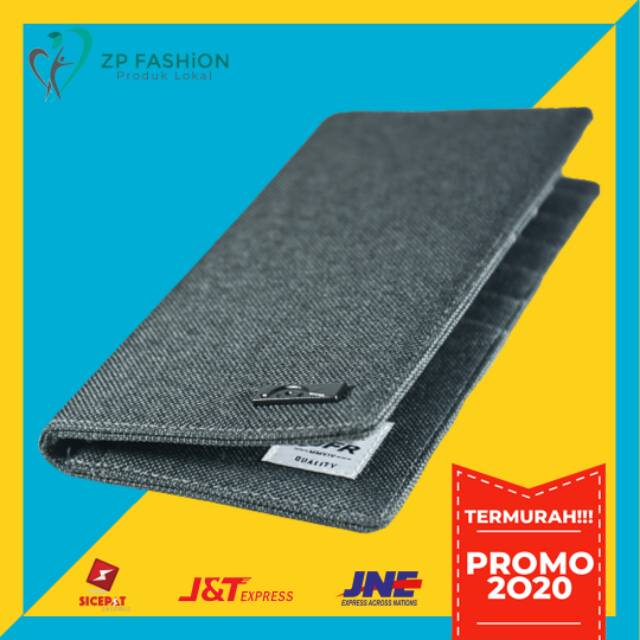PROMO 2020  DOMPET PRIA MURAH /WANITA PANJANG BAHAN KULIT CANVAS JP09 TERMURAH TERLARIS-ZPF