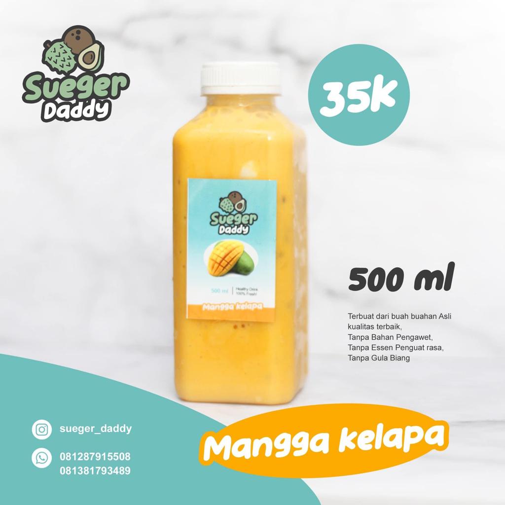 

Jus Mangga kelapa 500ml - Sueger Daddy