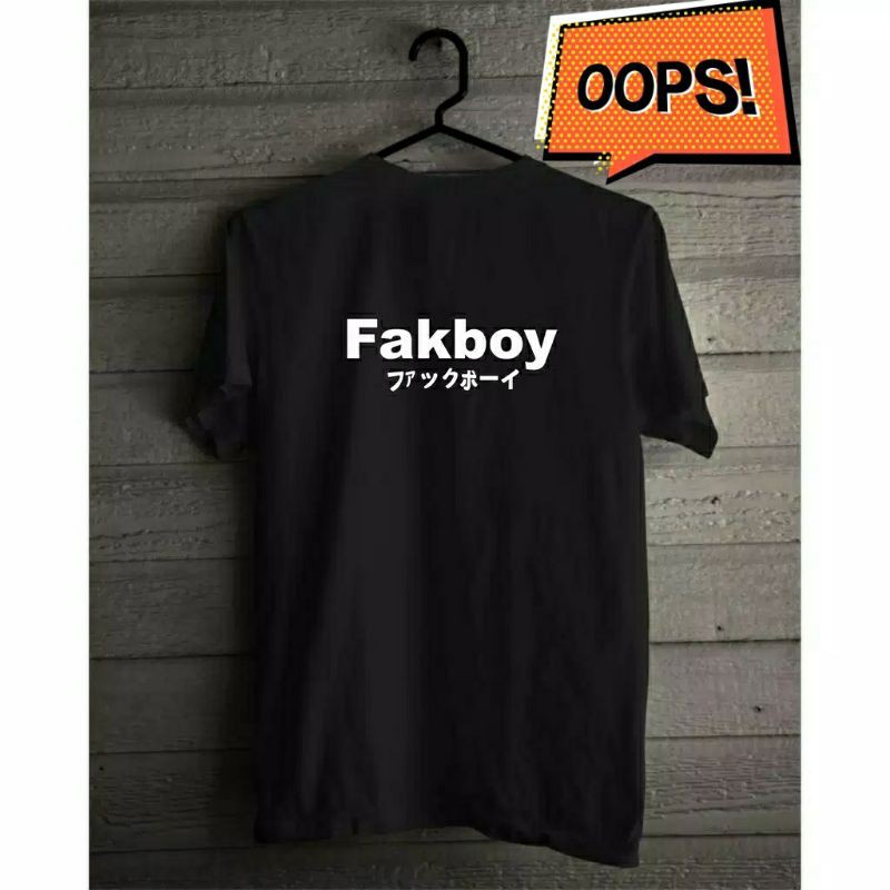 KAOS FAKBOY ANIME JEPANG BAHASA JEPANG