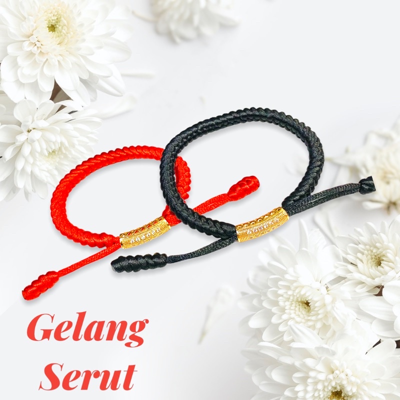 gelang wanita//gelang serut/gelang tali//gelang