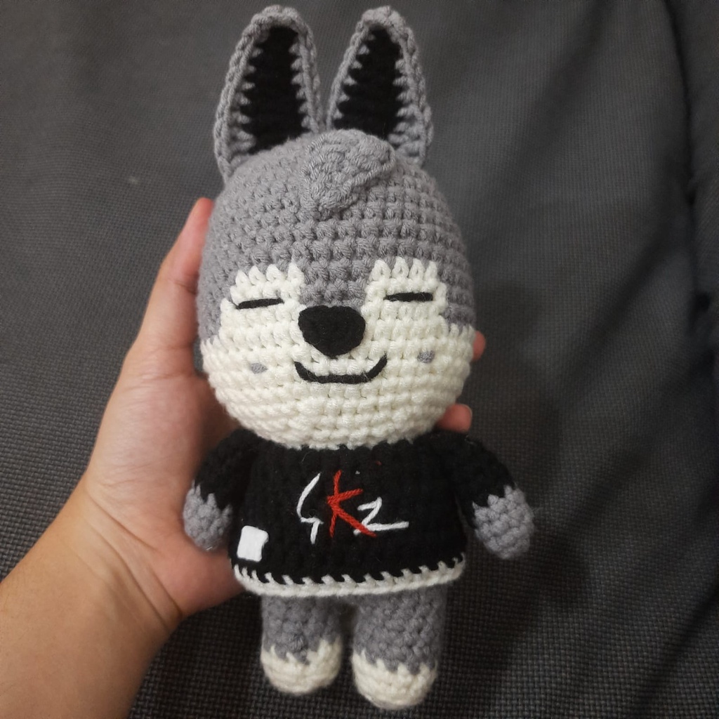 ready stock amigurumi doll boneka rajut skzoo skz stray kids