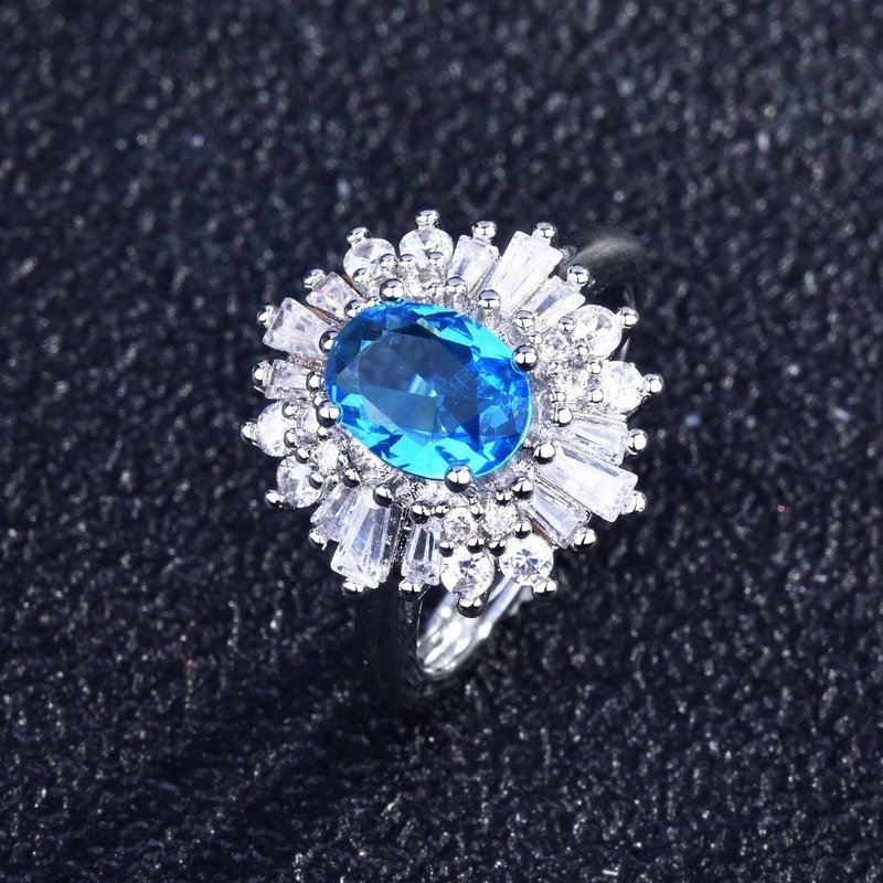 New Personalized Natural Moissanite Diamond Ring
