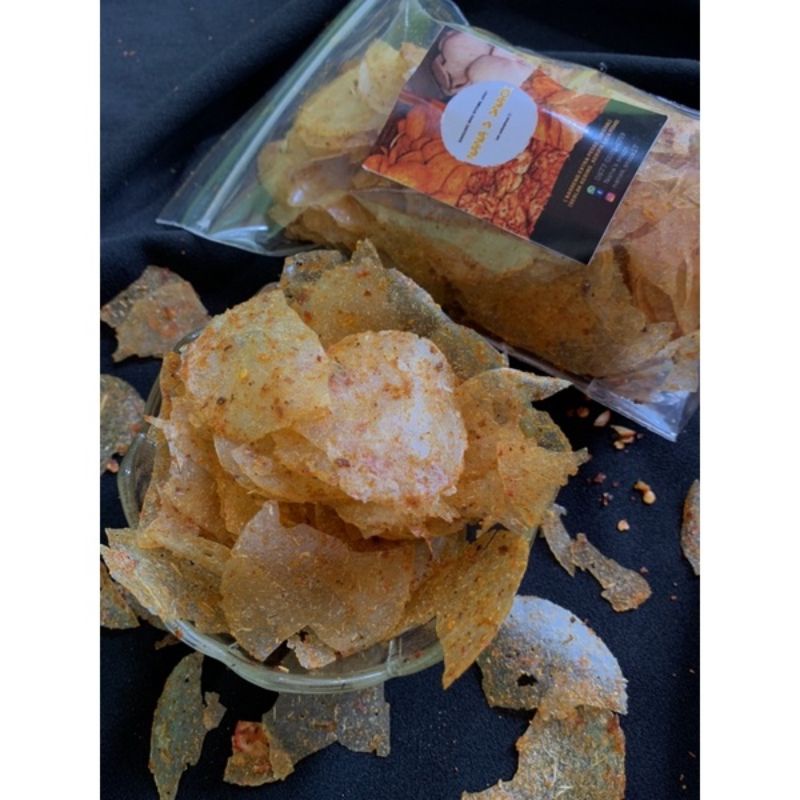 

KERIPIK KACA TERMURAH ORI/PEDAS DAUN JERUK full box 500ML full box MURAH ENAK
