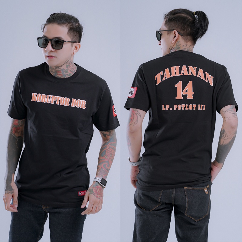 KAOS SLANK BAJU SLANK KAOS KORUPTOR BAJU TAHANAN