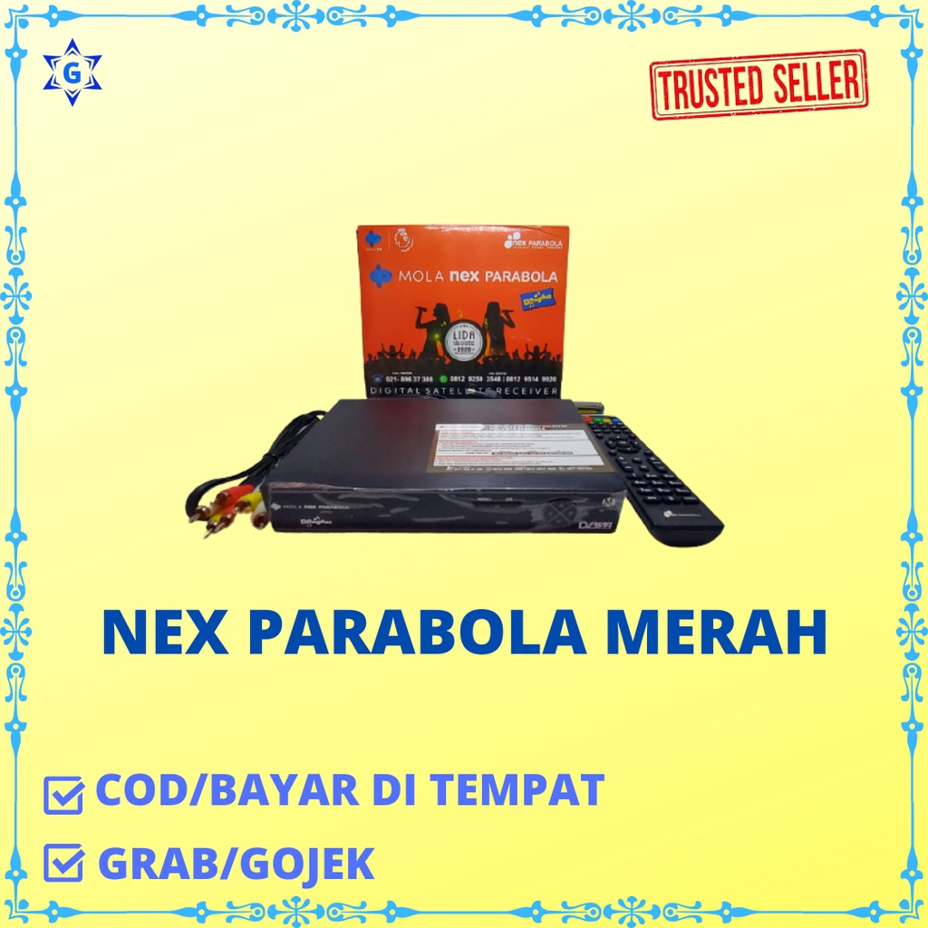 PARABOLA NEX ANTENA 45 CM KOMPLIT RECEIVER NEX PARABOLA