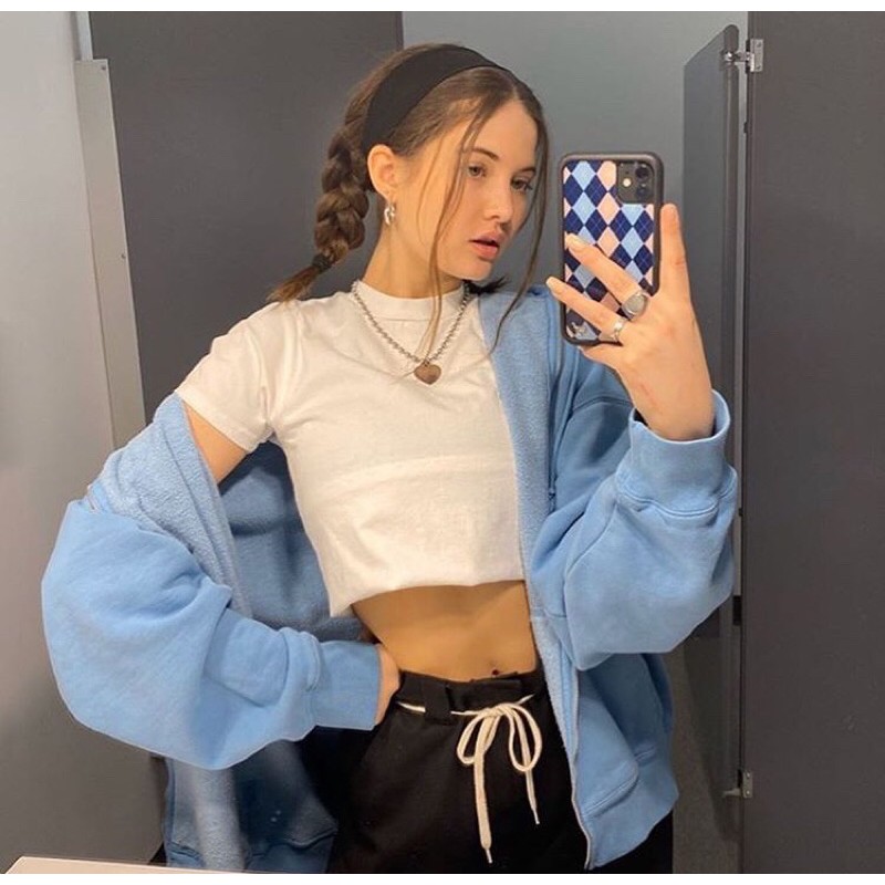 enola hoodie | carla hoodie brandy melville | zip up hoodie | glowierose