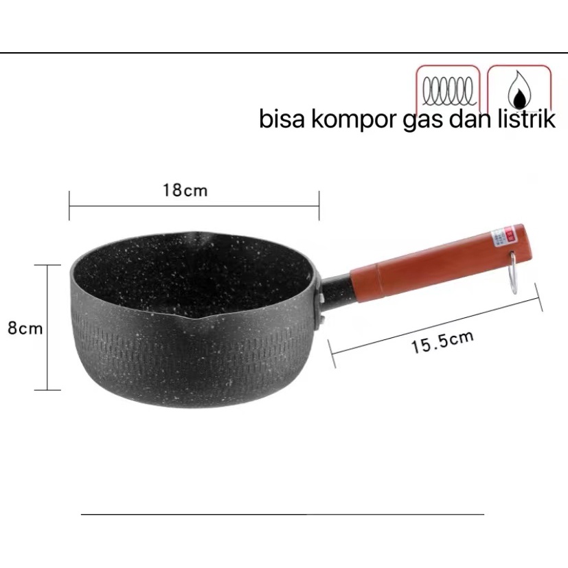 Panci Keramik Wajan Keramik Frypan Keramik Telfon Keramik Telfon Anti Lengket