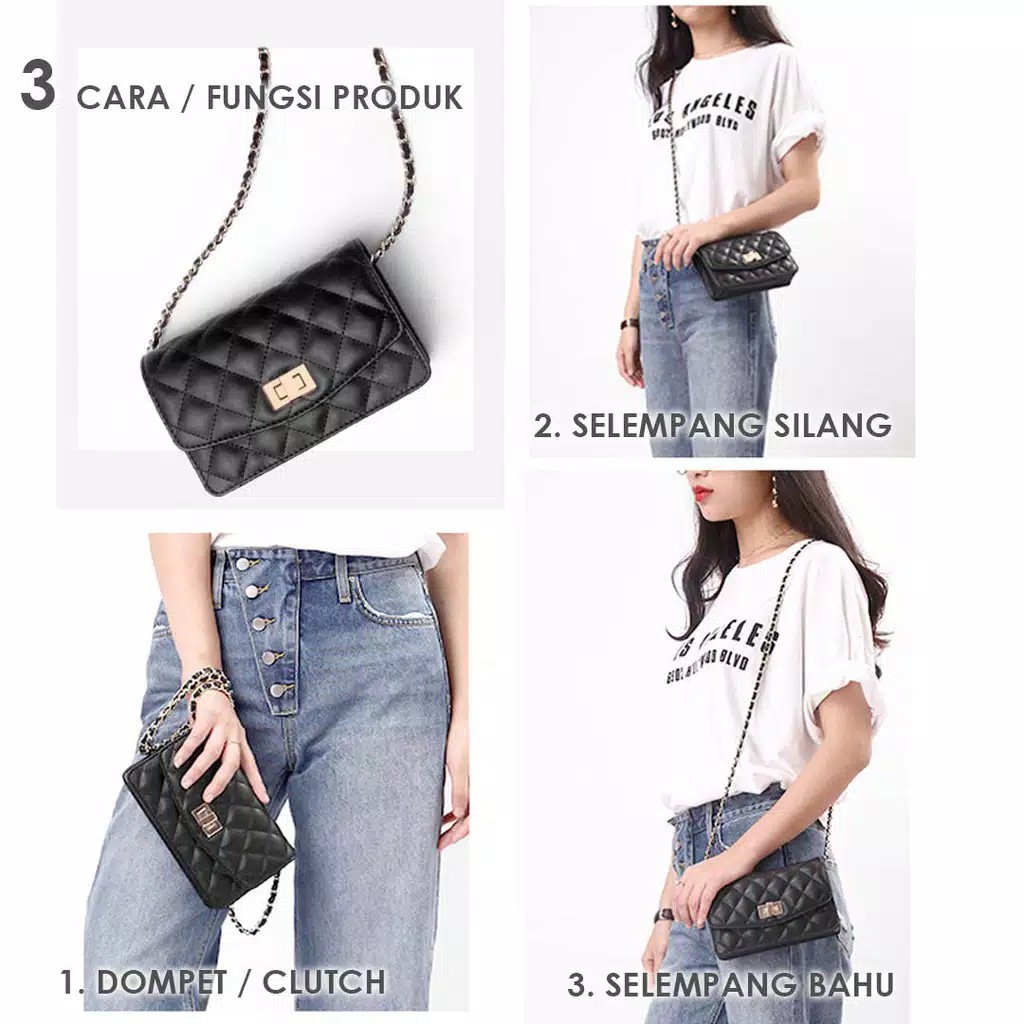 Diamond Bag WOC Import