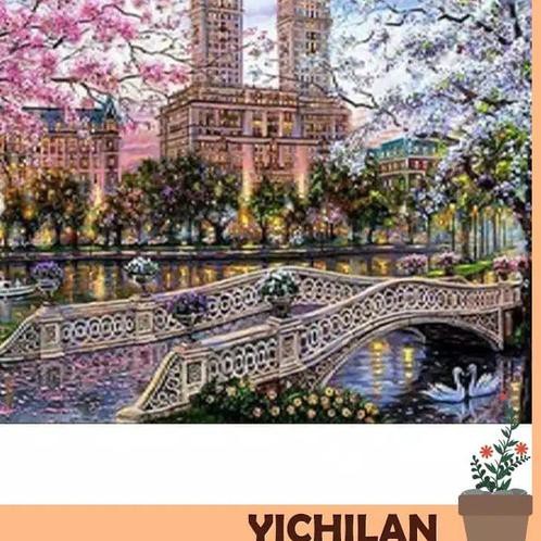 ☞ Full Drill Tower Bridge 5D DIY Diamond Painting Embroidery Cross ➬