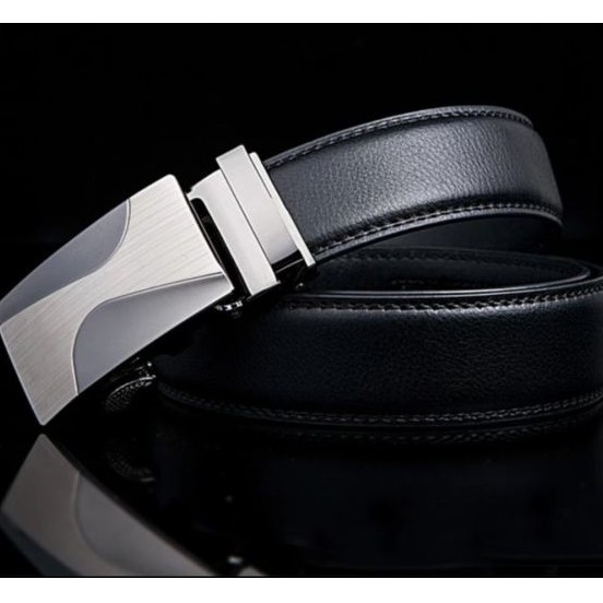 Buckle Style  - Sabuk Pria Model Rel - Sabuk IMPORT - Bahan Kulit SINTETIS