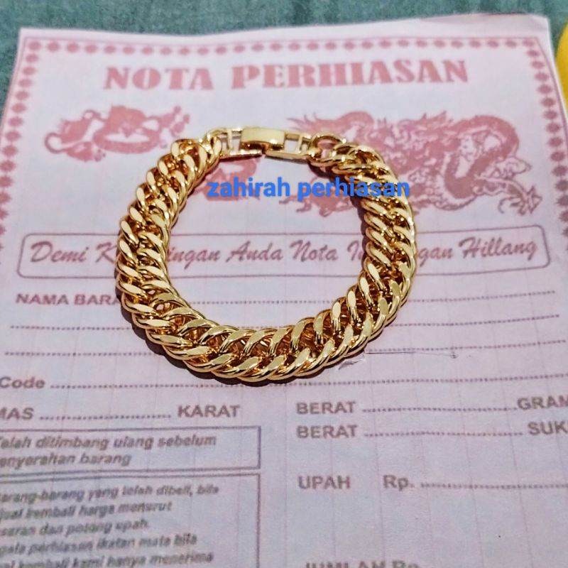 GELANG RANTAI PRIA WANITA TITANIUM TERLARIS 18