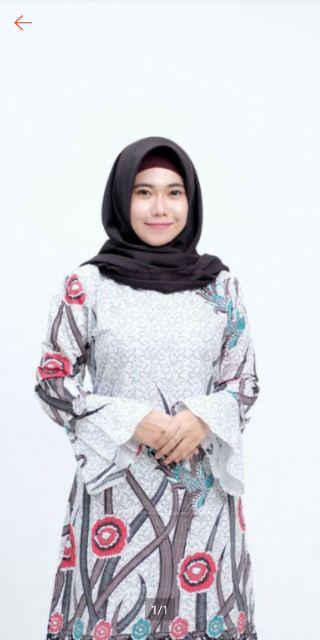 Batik Dolby Dolbi Dobby Doby Tenun Sutra Tulis Katun Atbm Baron Atasan Batik Wanita Sogan Srg308 Seh