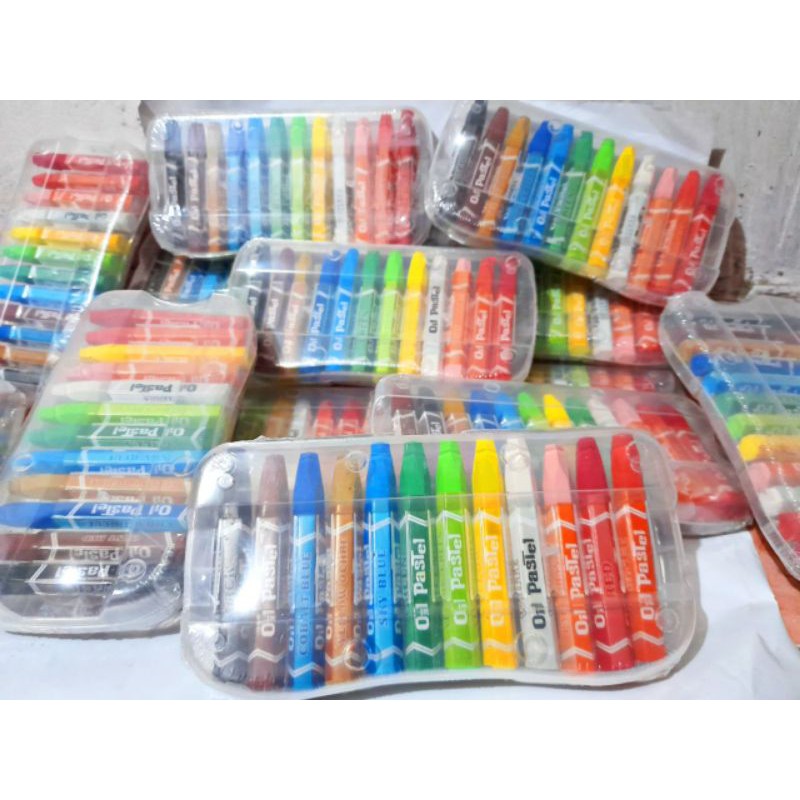 

Krayon 12 warna/pulas/Crayon/oil pastel