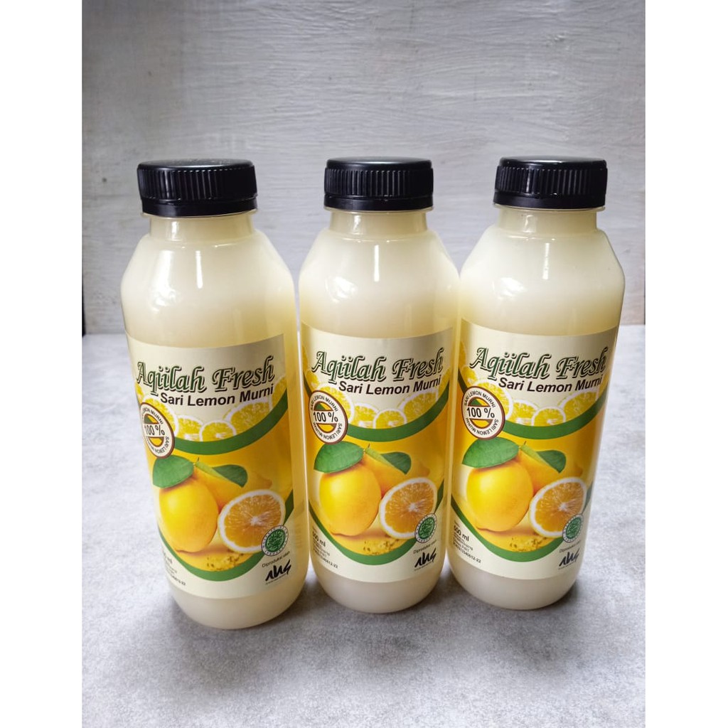 

AQIILAH FRESH SARI LEMON KEMASAN BOTOL