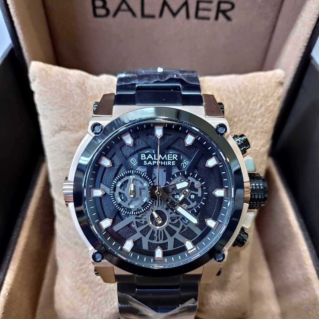 Jam Tangan Pria Original Balmer 7997 Chrono Aktif Tahan Air Shopee Indonesia