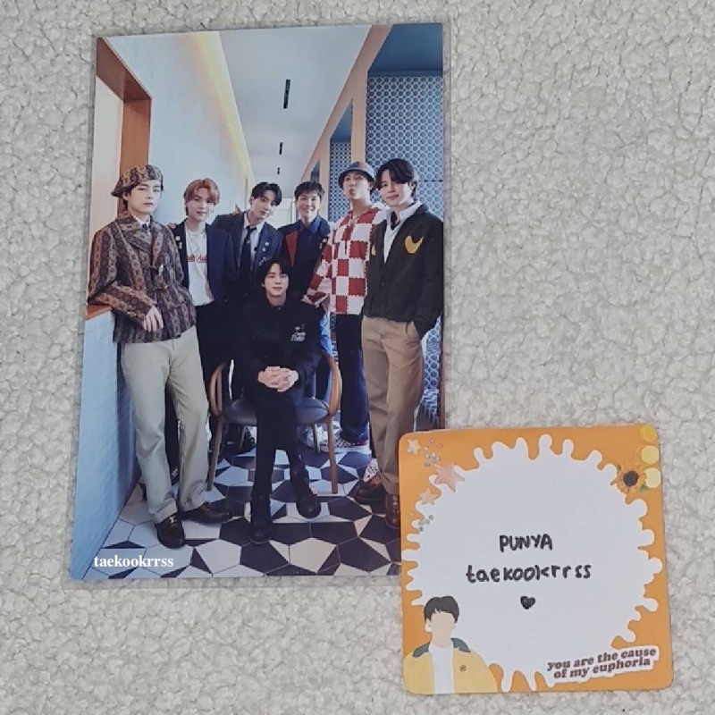 BTS Dicon 101 Sharing Postcard OT7 | Group [Posca BTS] [BTS Postcard] [BTS Group Postcard] [BTS OT7 