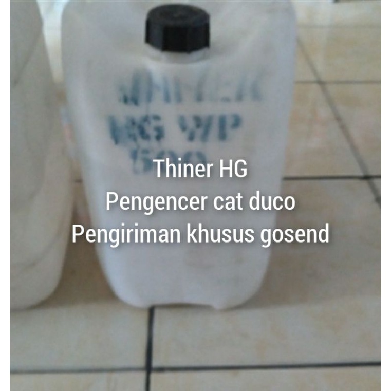 

Thiner HG Tiner Hg pengencer Cat Duco Nc, synthetic , Pu Harga per 1Liter