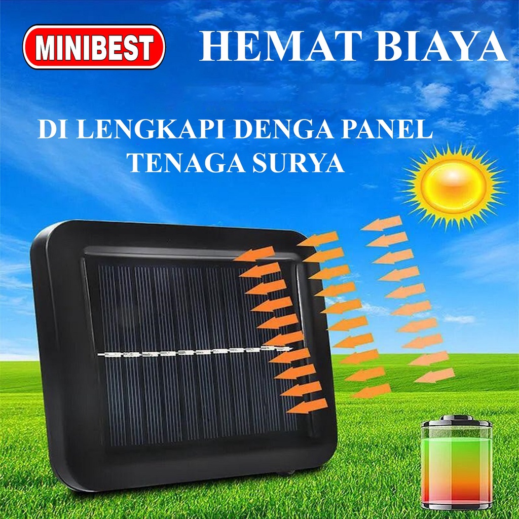 TERLARIS LAMPU TENAGA SURYA LED /LAMPU TEMBAK TENAGA MATAHARI - LAMPU SOROT SOLAR CELL COB