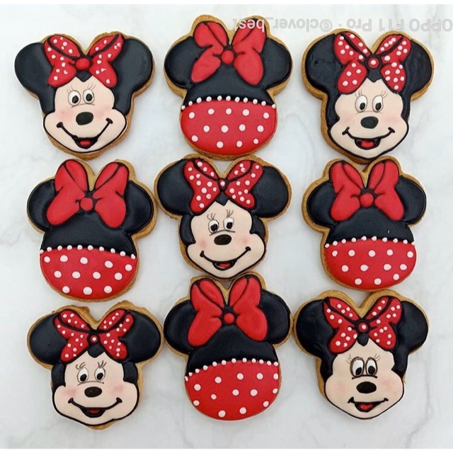 

Mickey Mouse Custom Made Butter Cookies - Pre Order H-3 Series 7