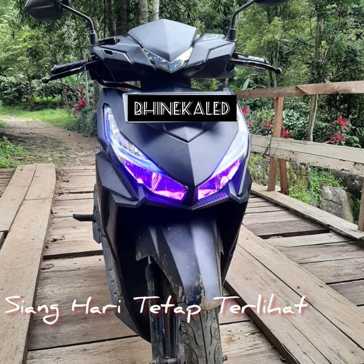 ペ Led Alis Vario 150 Vario 125 Paketan dengan devil eye untuk motor vario led Trend