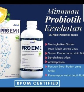 PRO EM-1 MINUMAN PROBIOTIK | Shopee Indonesia