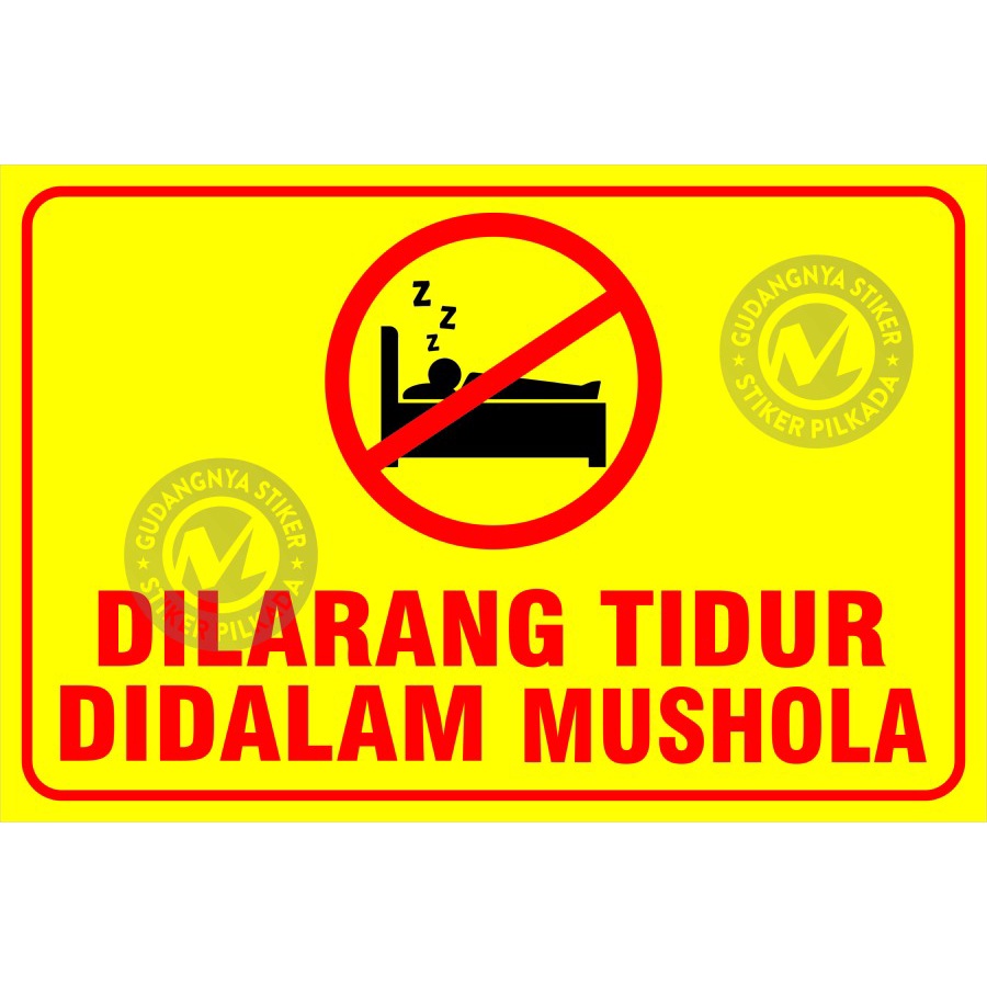 

STIKER VYNIL DILARANG TIDUR DI DALAM MUSHOLLA