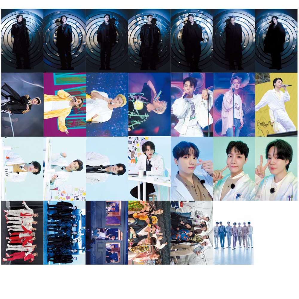 55pcs Kartu Lomo Foto KPOP BTS Untuk Koleksi