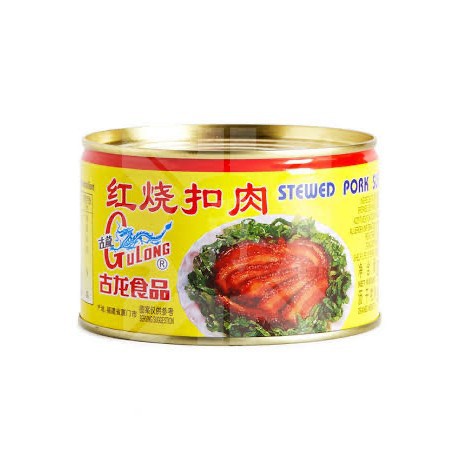 Gulong Stewed Pork Slice Babi Hong Daging Samcan Babi Kaleng 383gr