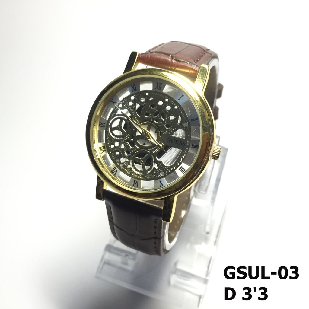 Jam Tangan Pria Guess Leather Premium - GSUL-03