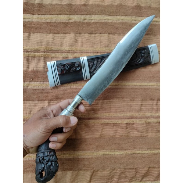 Pisau sampak kolong Ukir khas pande besi Bali