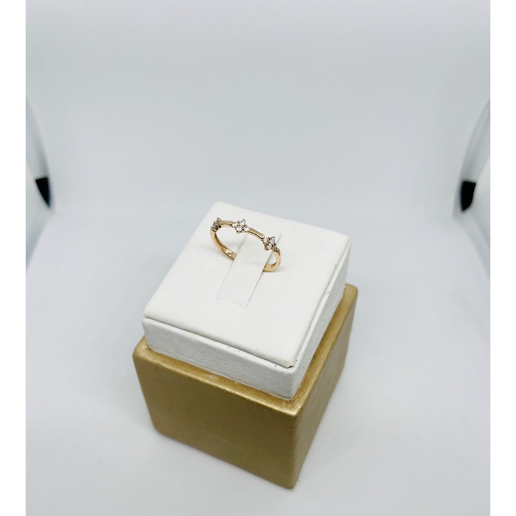 Cincin emas asli model simple kadar 300 uk 14