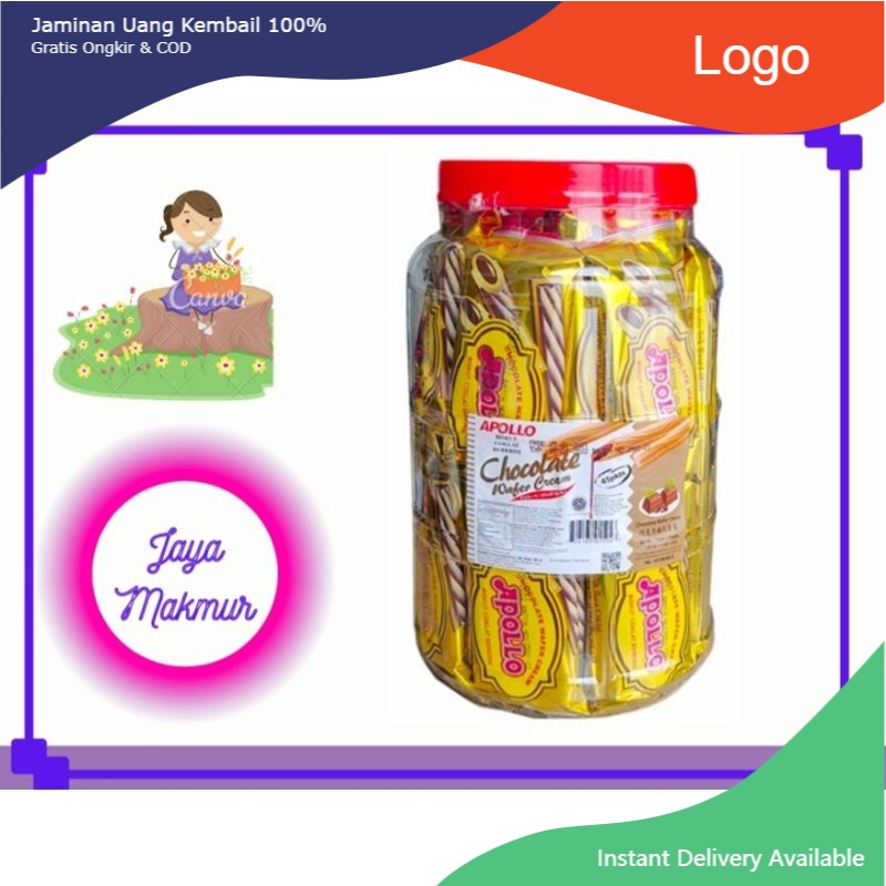 

Apollo Wafer Toples isi 45 bungkus Murah