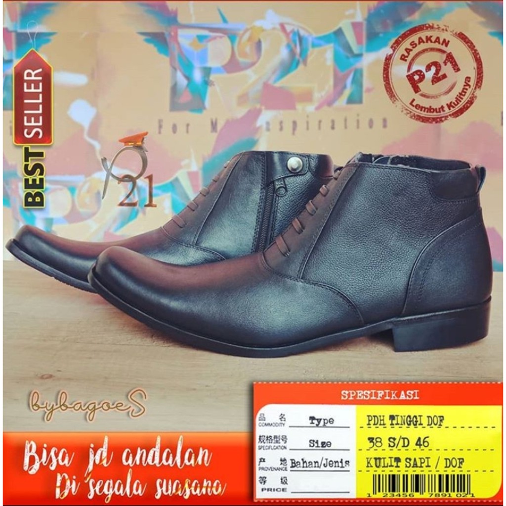 PDH TINGGI DOFF / SEPATU PRIA / MERK P21