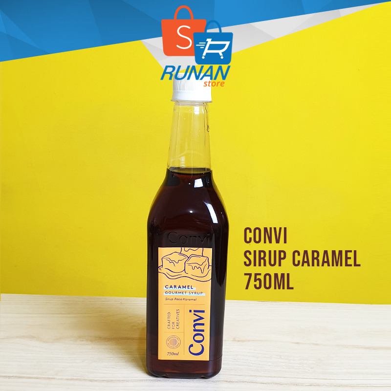 

Sirup Caramel Convi Gourmet Syrup Premium Caramel 750ml Sirup Karamel