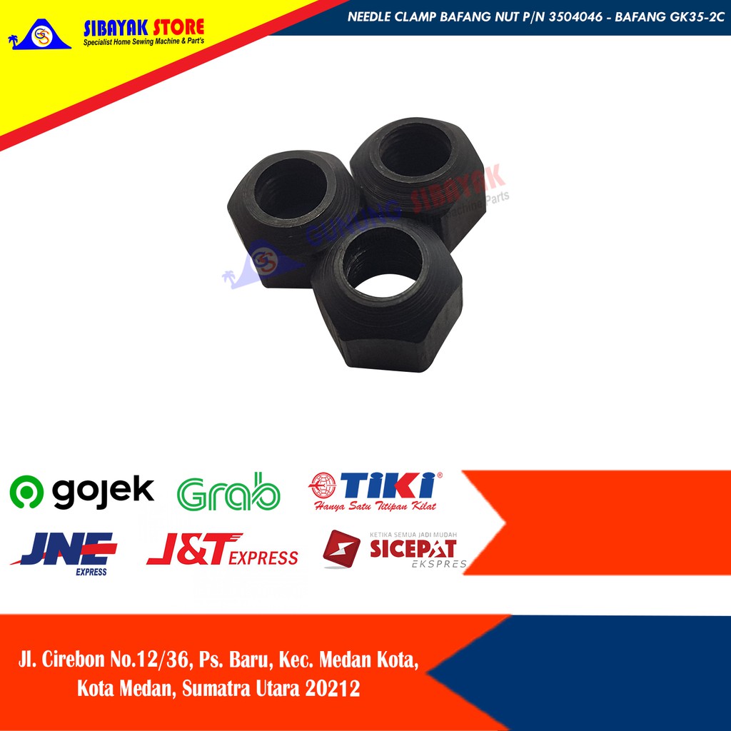 NEEDLE CLAMP BAFANG NUT P/N 3504046 - BAFANG GK35-2C