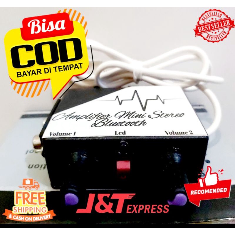 Amplifier Mini Stereo 5v Bluetooth