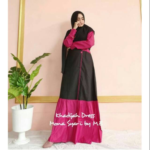 Khadijah dress ori Mona syari by ME