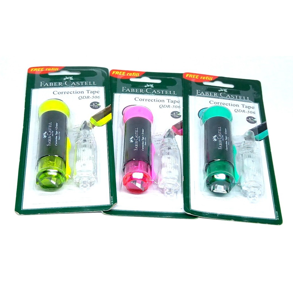 

Correction Tape Faber-Castell QDR-506 - Free Refill