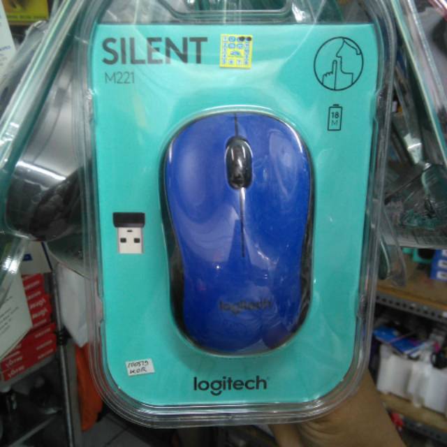 Mouse logitech wireless silent M221 Logitech M221 silent mouse