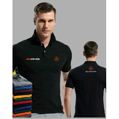 KAOS POLO MERCEDES BENZ , KAOS KERAH PRIA , POLO SHIRT MERCEDES BENZ