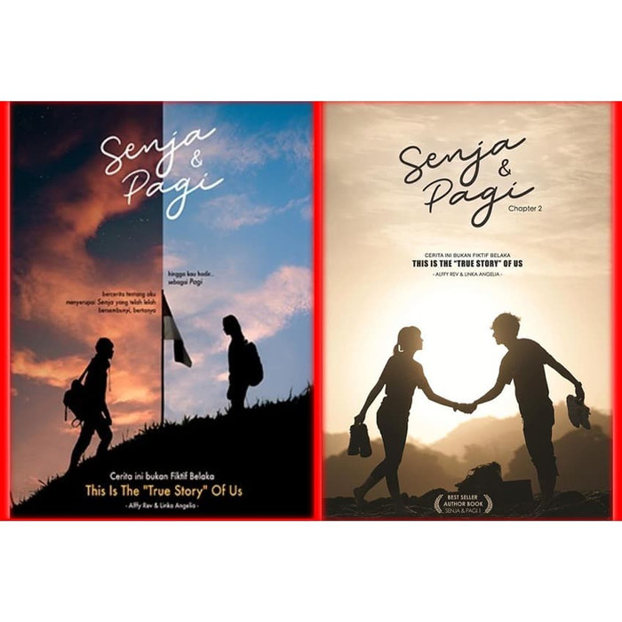 Buku Paket 2 Novel Senja Pagi Chapter 1 Dan 2 By Alffy Rev Linka Angeli Shopee Indonesia